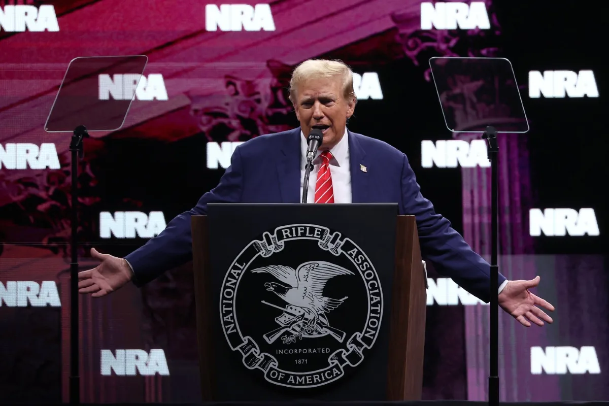 Trump teases NRA convention attendees with the idea of a third term