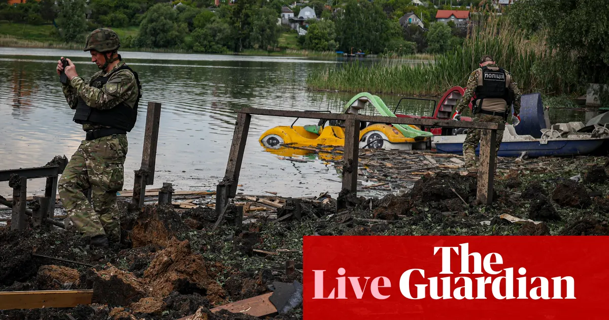 Russia-Ukraine war live: 11 die in Russian attack on Kharkiv lakeside resort and nearby villages