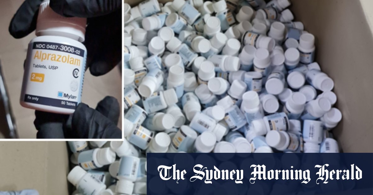 More than 700kg of anxiety drug Xanax seized in Sydney