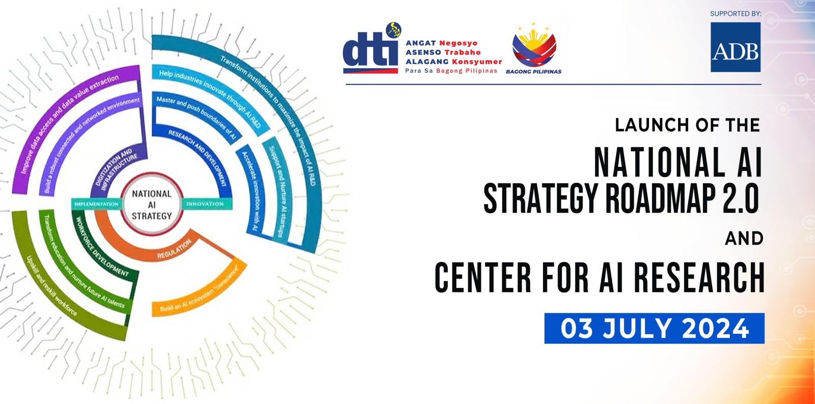 DTI launches National AI Strategy Roadmap 2.0 and Center for AI Research, positioning the Philippines as a Center of Excellence in AI R&D | Department of Trade and Industry Philippines