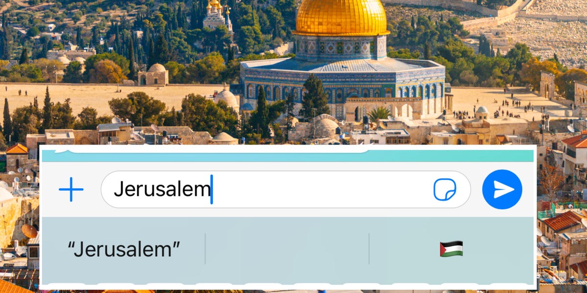 Palestine flag shows on iPhone when typing Jerusalem, Israel supporters angry