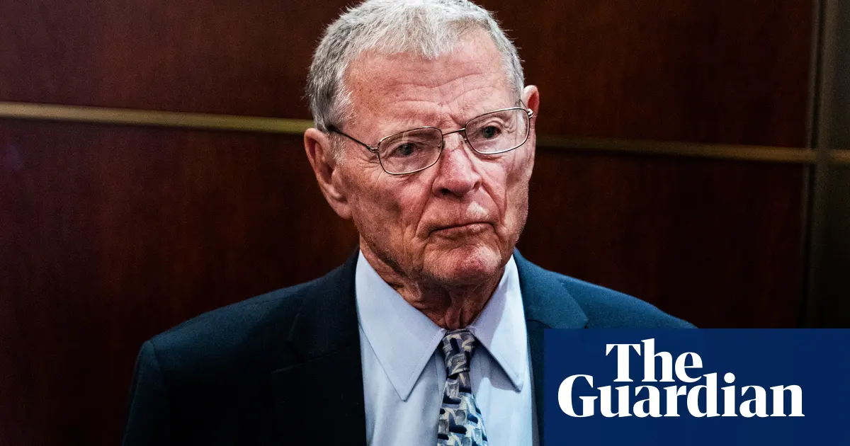 James Inhofe, former Republican senator who called climate change a ‘hoax’, dies aged 89