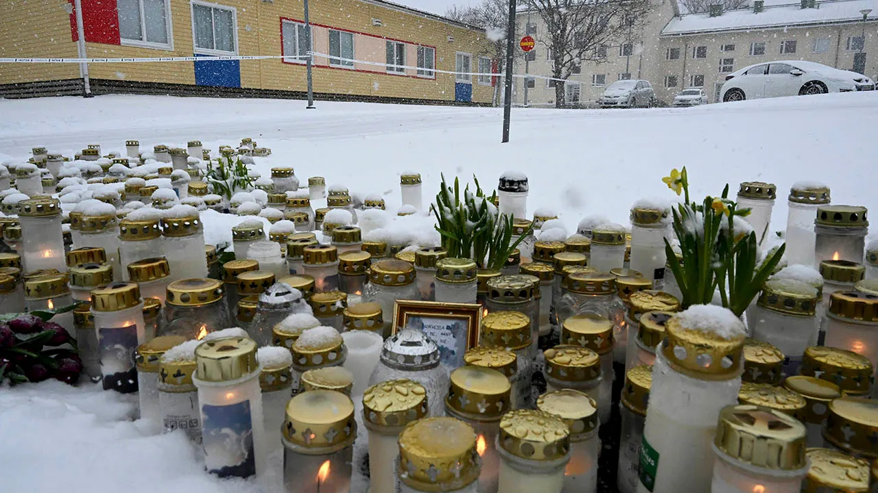 Finnish government calls for nationwide day of mourning after a 12-year-old was accused of firing at students