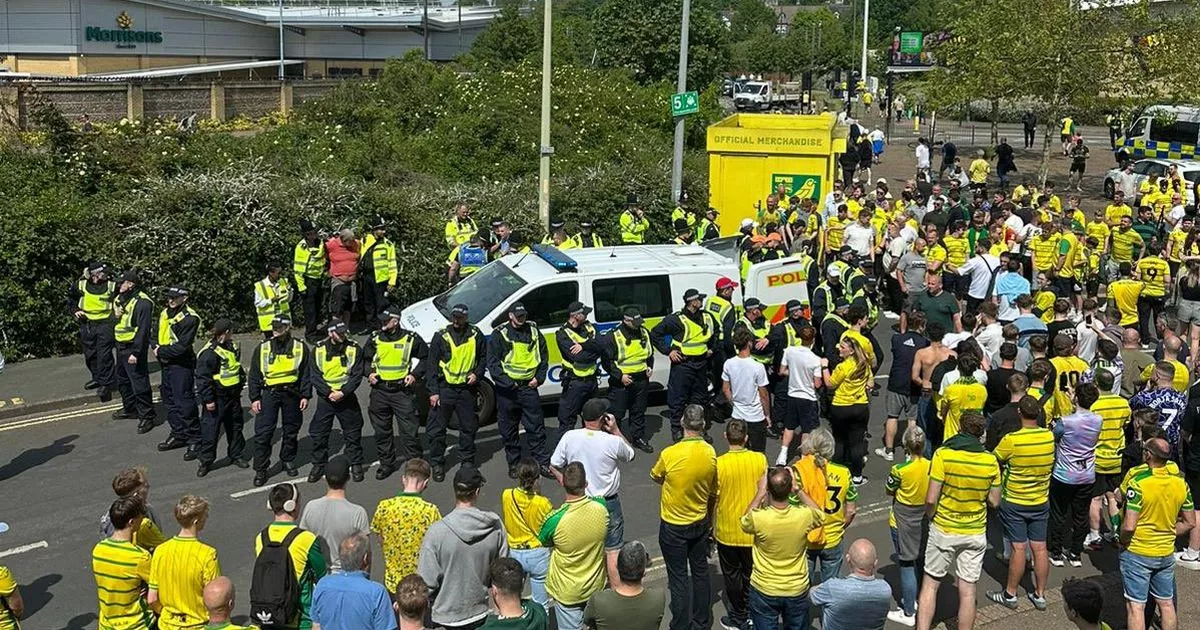 Leeds fan 'slashed in neck' and left covered in blood after play-off semi-final