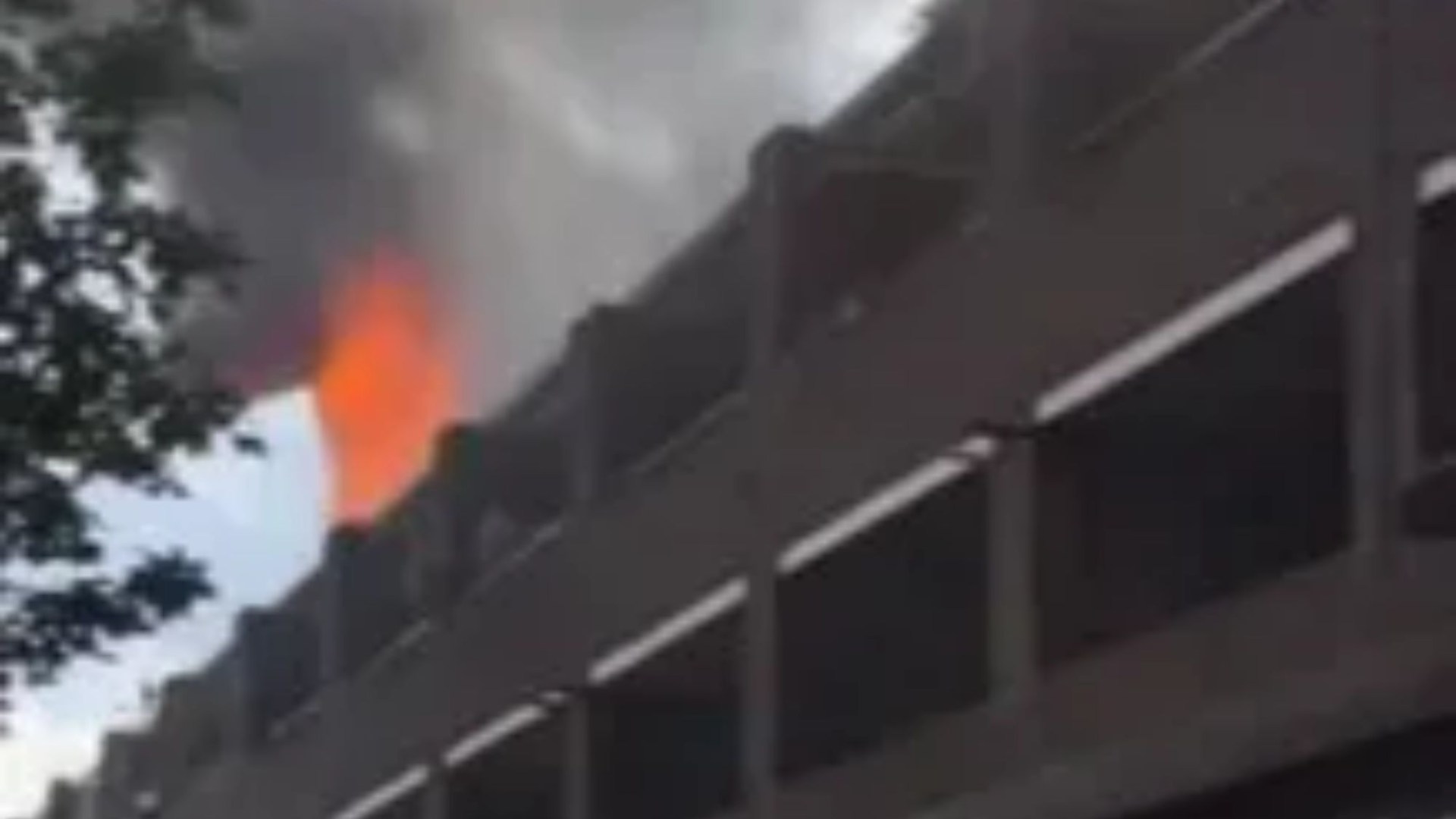 Hackney fire: Flames & smoke engulf London flats after blaze erupts with terrified residents fleeing their...