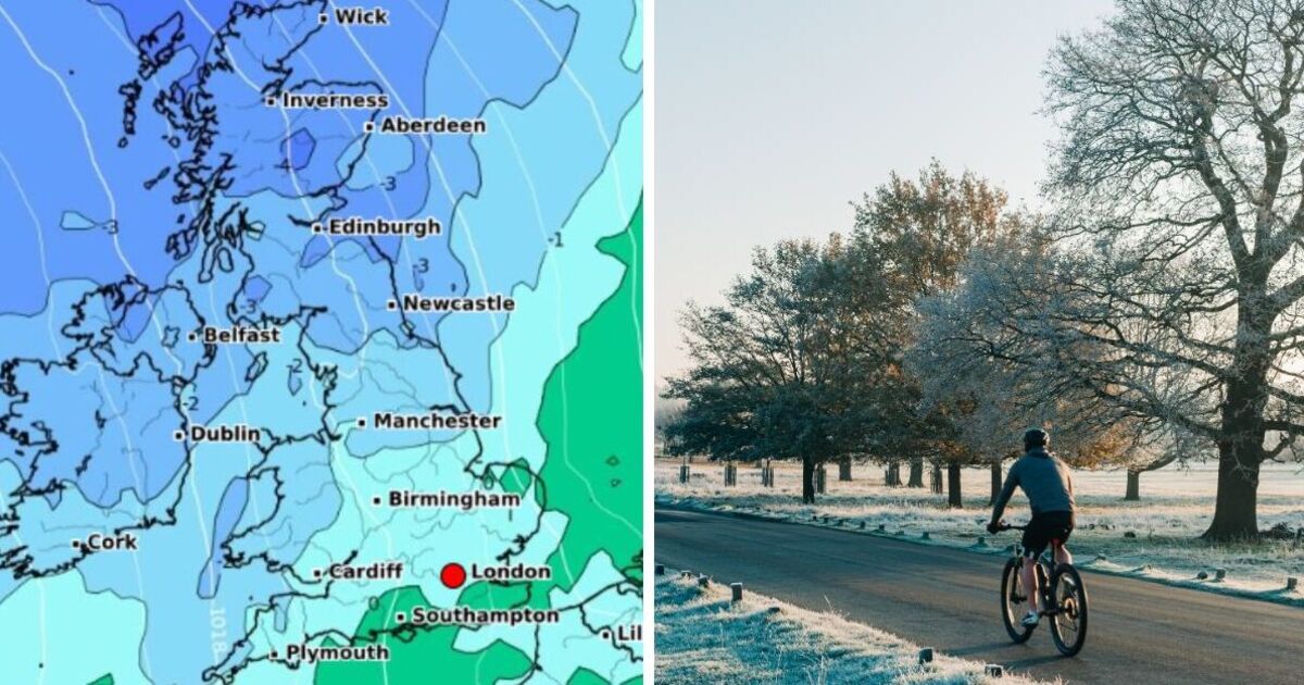 Cold weather forecast as exact date UK plunges into 0C Arctic blast revealed - new maps