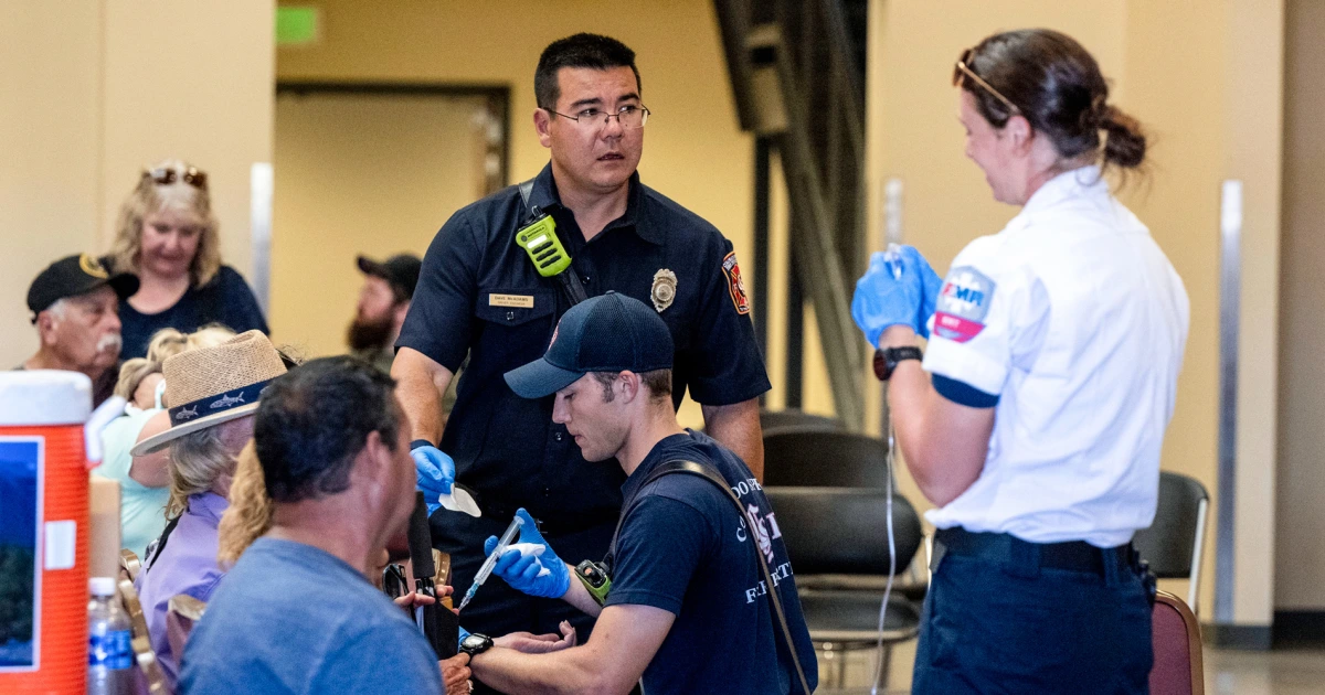 Extreme heat at Colorado airshow sickens about 100 people with 10 hospitalized, officials say