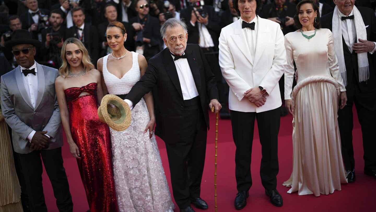 Francis Ford Coppola debuts 'Megalopolis' in Cannes, and the reviews are in