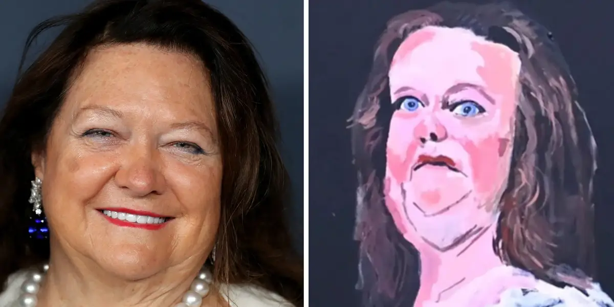 Gina Rinehart, a mining magnate worth $22 billion, wants her portrait removed from an Australian gallery