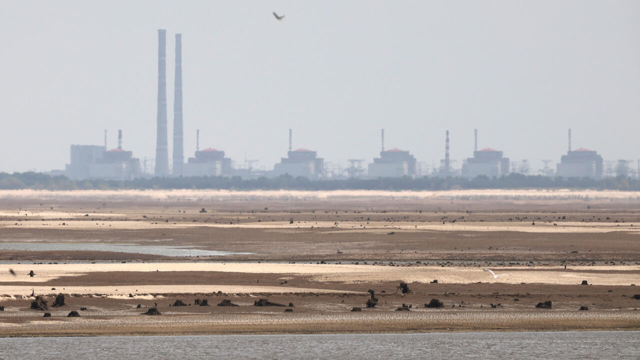 Fire at cooling tower of Zaporizhzhia nuclear power plant