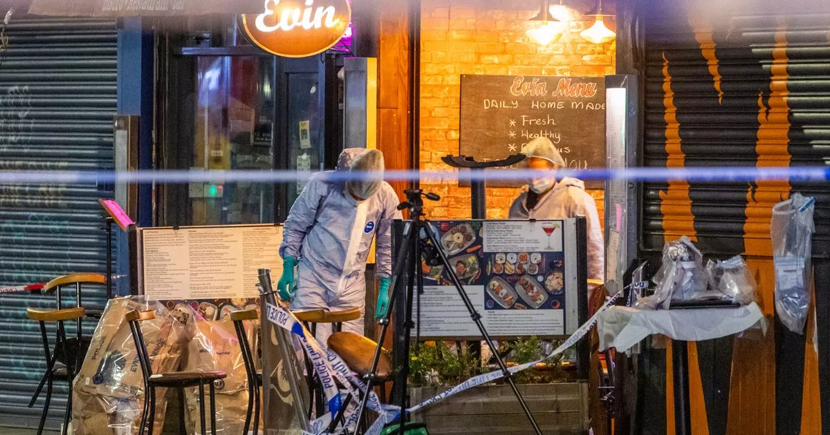 Diner 'mopped victims' blood with coat' as child and 3 adults hit in shooting