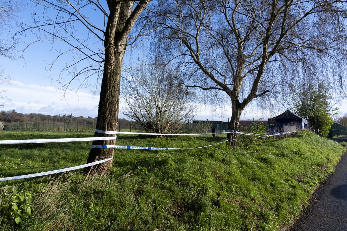 Man and woman arrested on suspicion of murder after human remains found in park