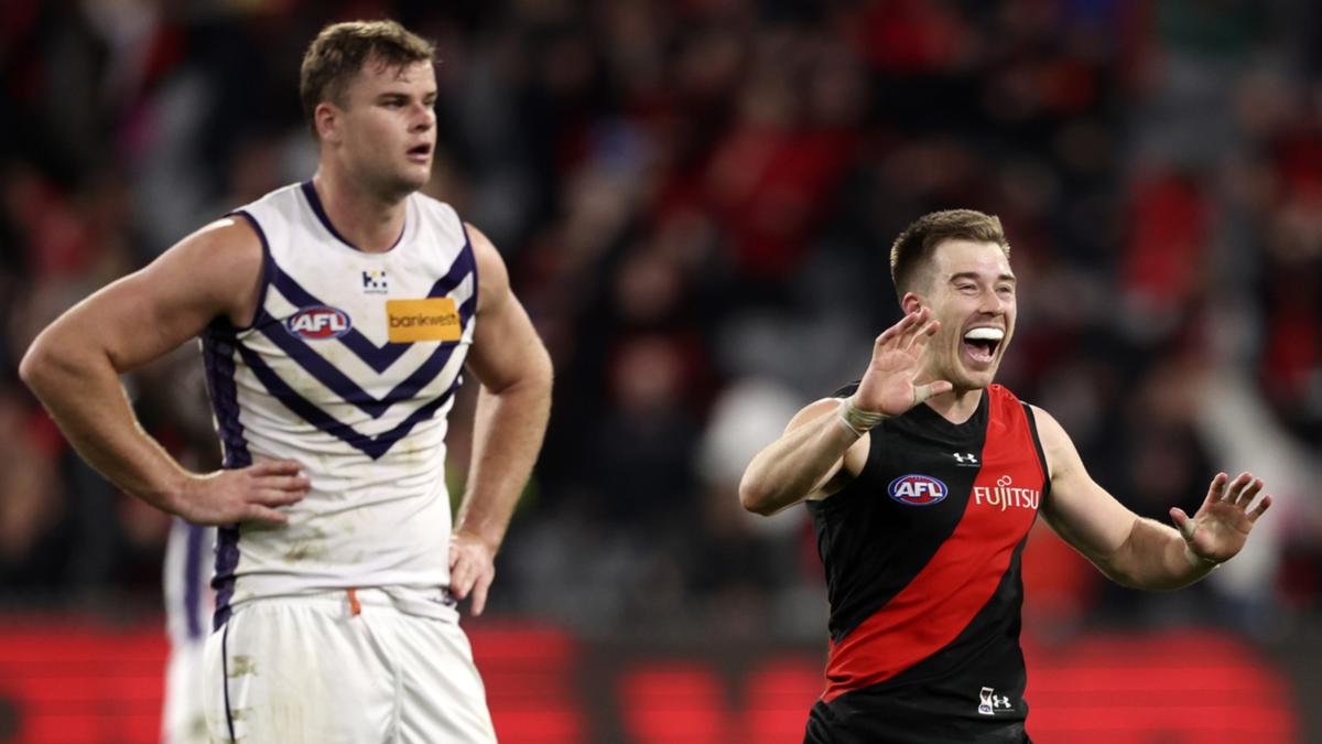 Dockers drop out of top four with shock loss to Essendon