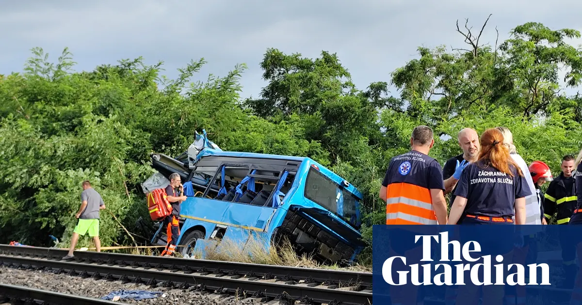 Collision between train and bus in Slovakia causes multiple deaths