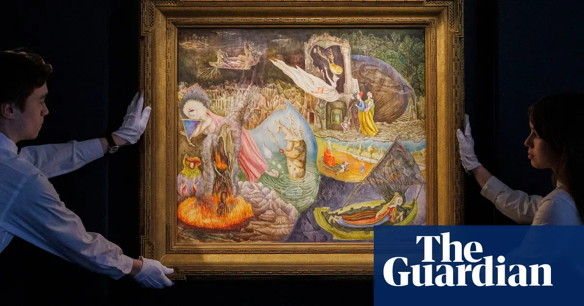 Leonora Carrington painting auctioned for £22.5m in record for British-born female artists