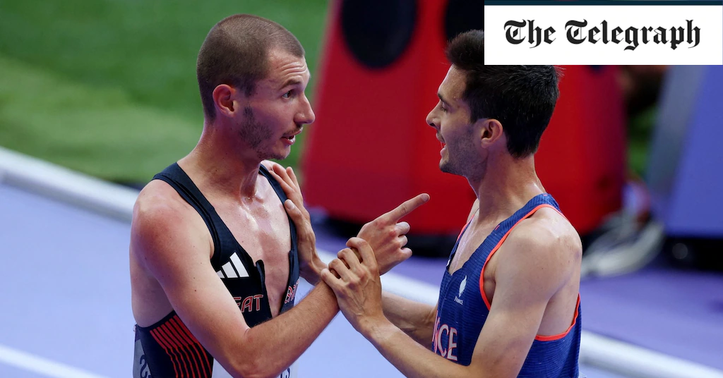 George Mills, son of Danny, confronts French 5,000m rival