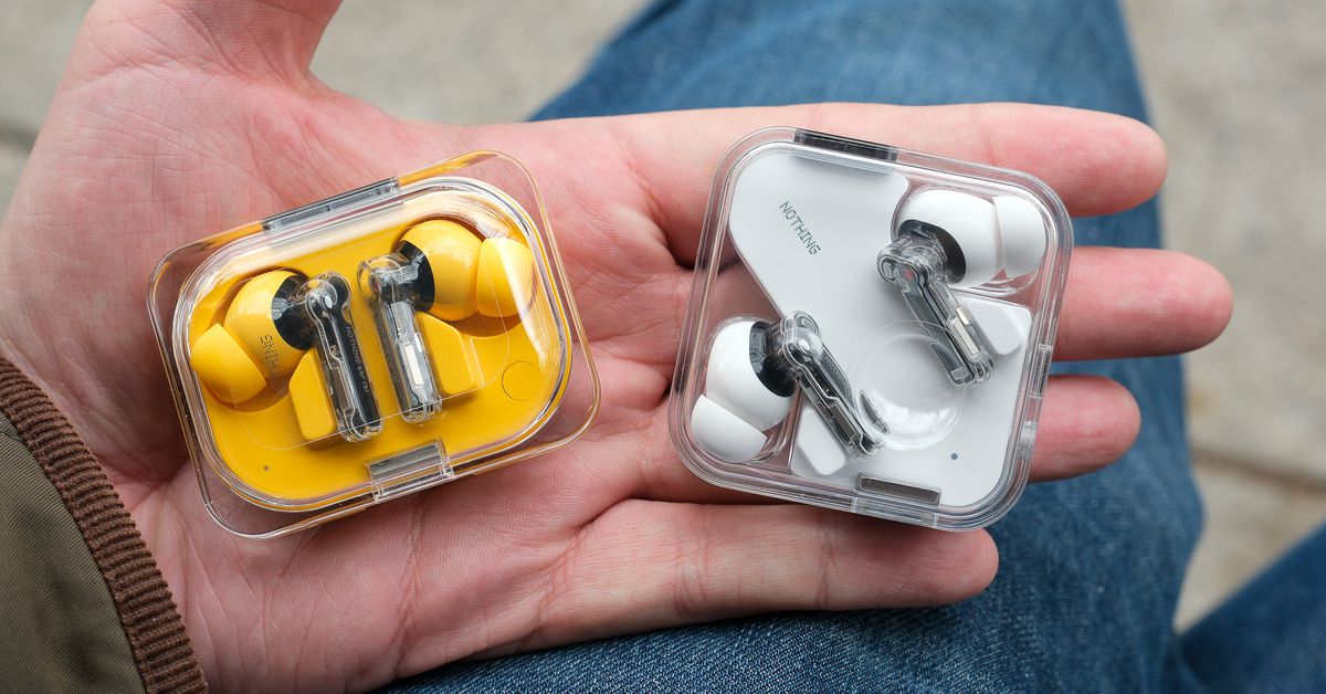 Nothing’s new earbuds prove that it can (mostly) hang with the heavyweights