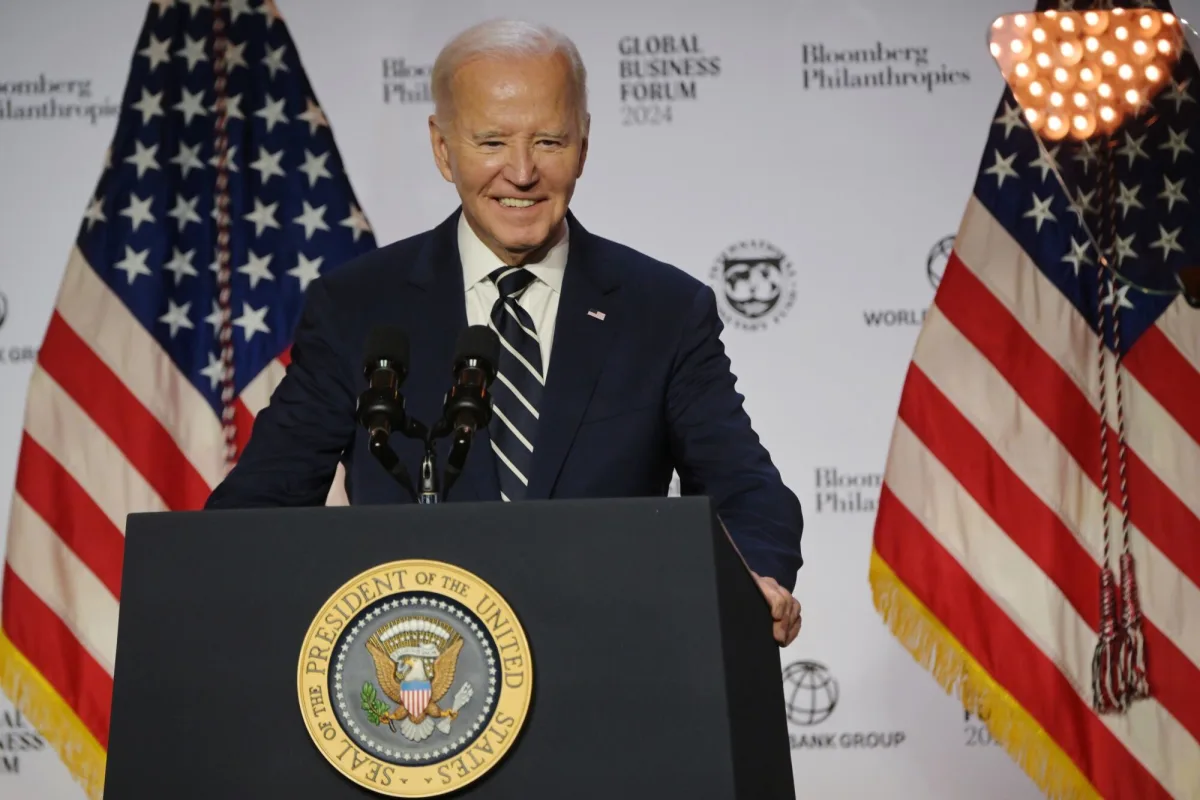 Biden Hails US Economic Gains From Confronting Climate Change