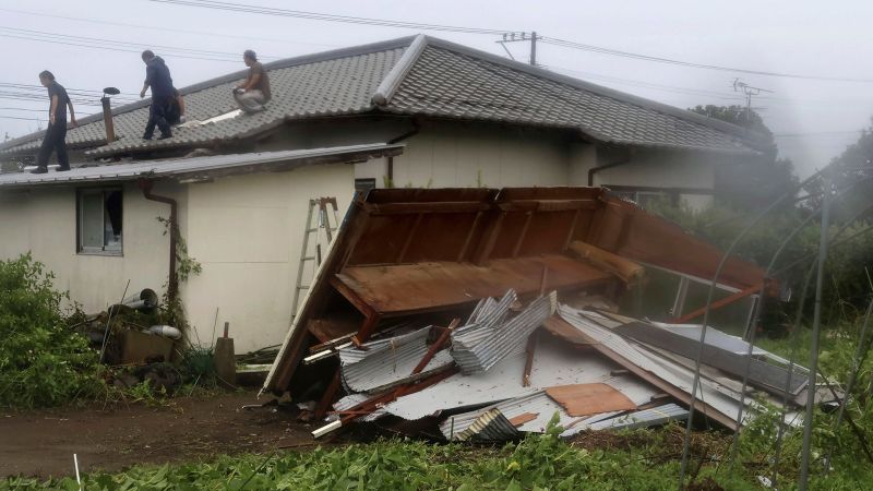 Japan urges 1 million to evacuate as lumbering Typhoon Shanshan threatens south with up to a meter of rain | CNN