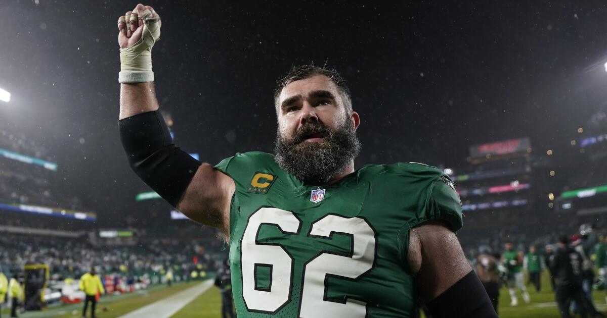 Retired Eagle Jason Kelce to join ESPN's 'Monday Night Countdown' - Los Angeles Times