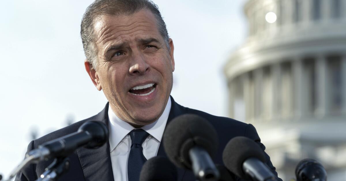 Hunter Biden sues Fox News over mock trial program - Los Angeles Times