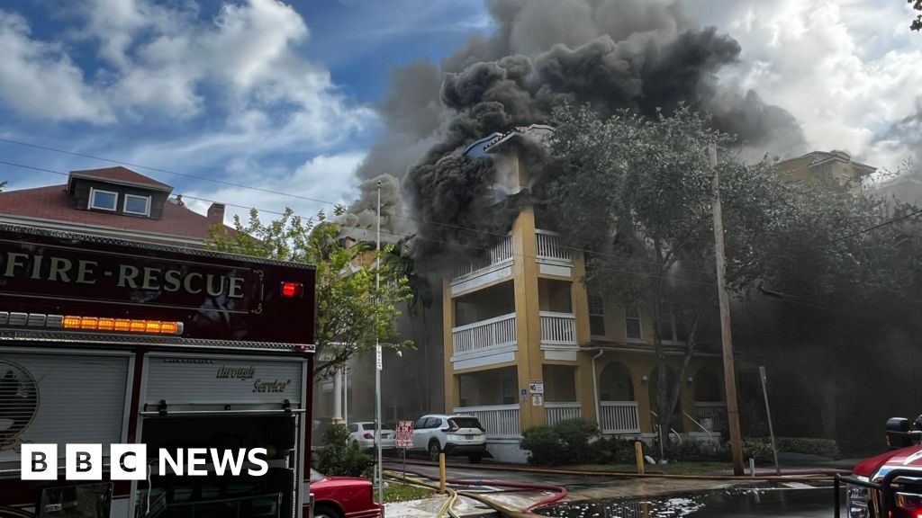 Miami apartment fire: 30 rescued, employee shot