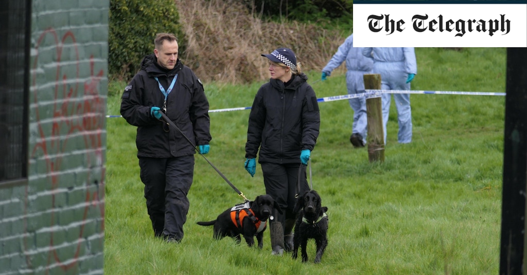 Two arrested after human remains found in Croydon park