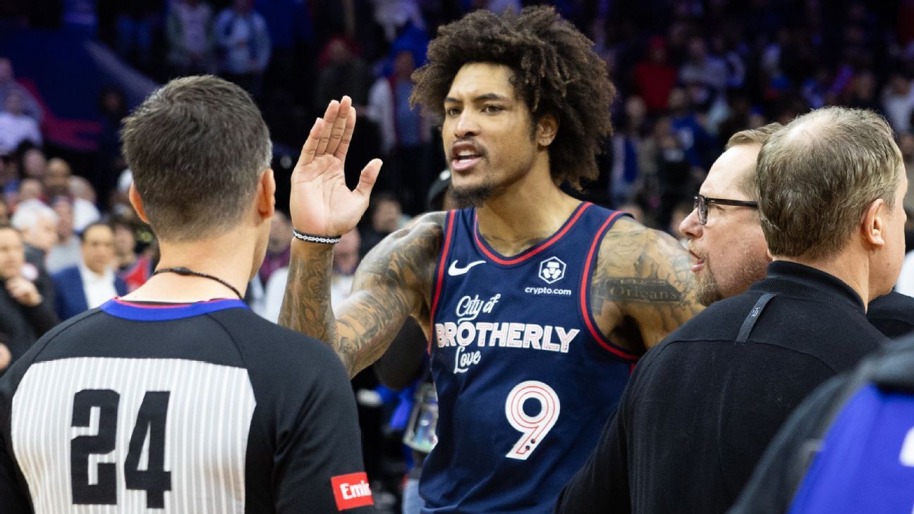 76ers' Nick Nurse, Kelly Oubre Jr. fined for yelling at refs - ESPN