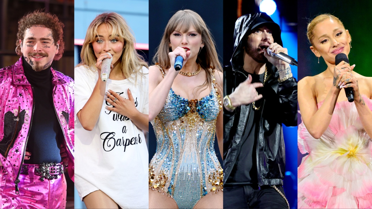 MTV Video Music Awards: Taylor Swift, Post Malone, Ariana Grande, Sabrina Carpenter and Eminem Top Nominations