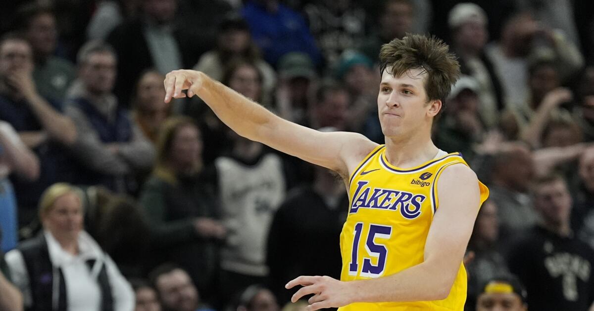 Lakers' Austin Reaves confident shooting game-winner versus Bucks - Los Angeles Times