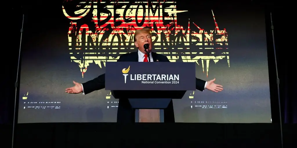 Trump confronted with loud boos and heckles at the Libertarian National Convention