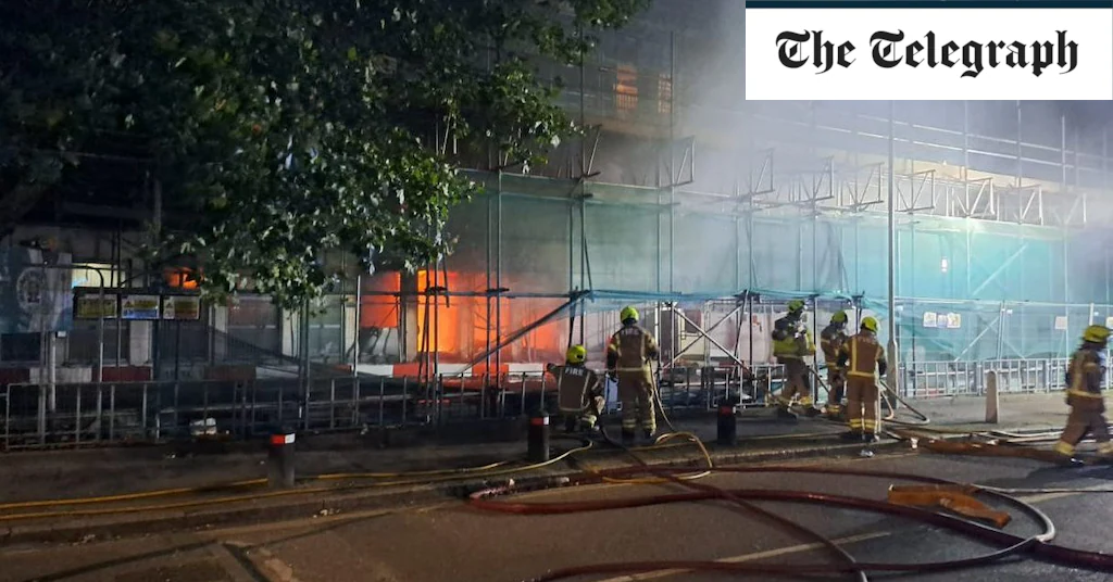 Dagenham fire: Dozens of residents evacuate as fire engulfs East London high-rise