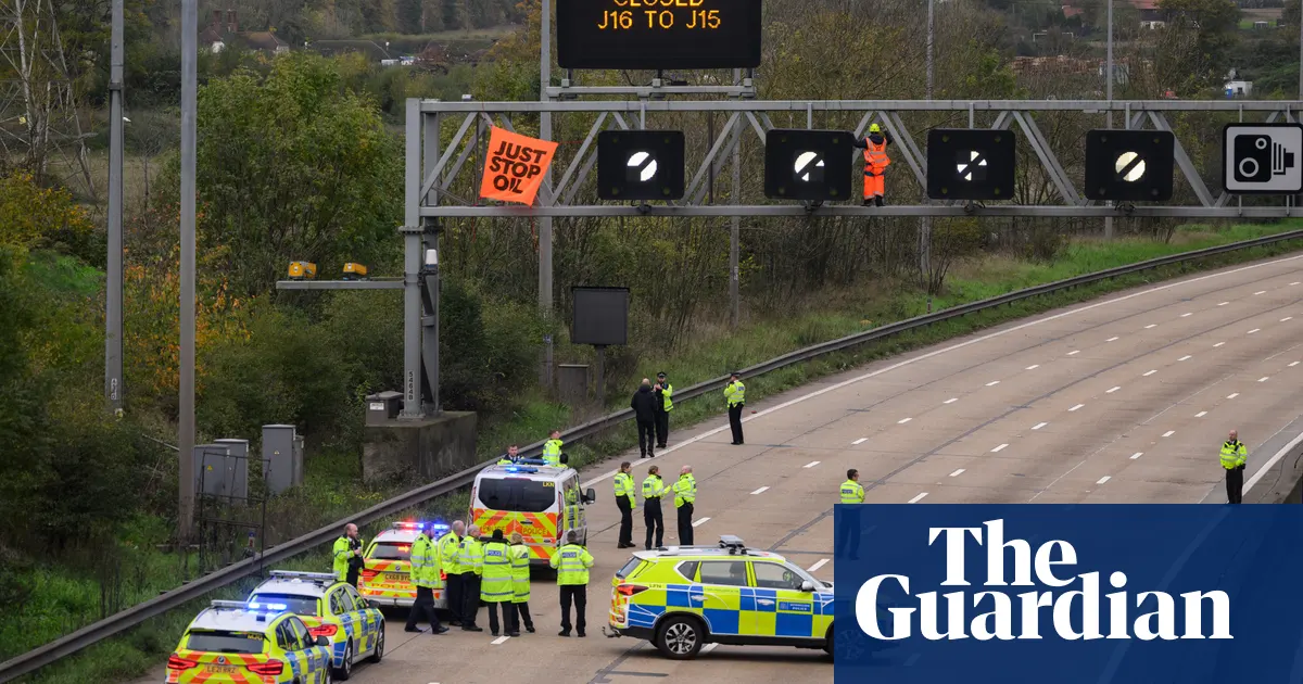 Five Just Stop Oil activists receive record sentences for planning to block M25