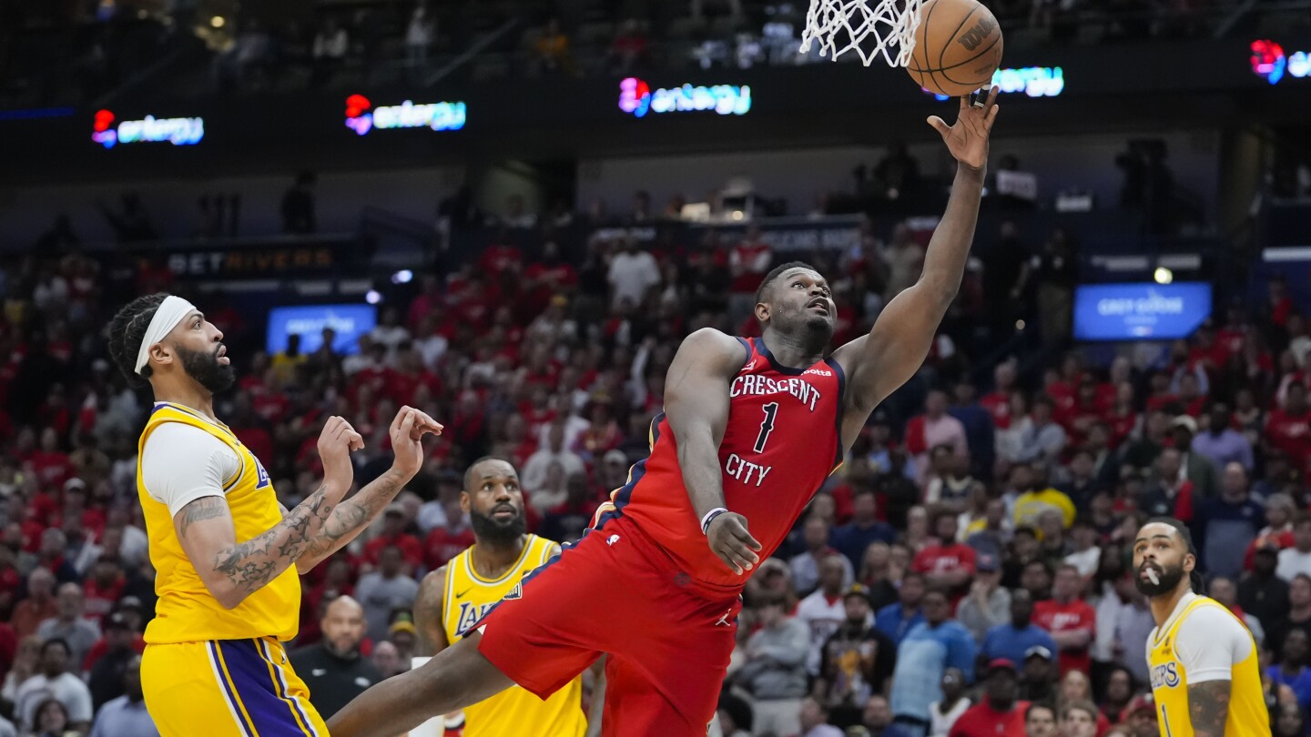 Zion Williamson Out with Hamstring Injury, Pelicans Playoff Hopes in Jeopardy