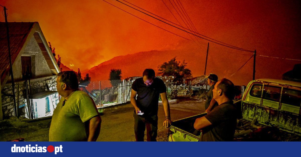 Greek Wildfires Rage: Evacuations and Tragic Losses Amid Record Heat and Strong Winds