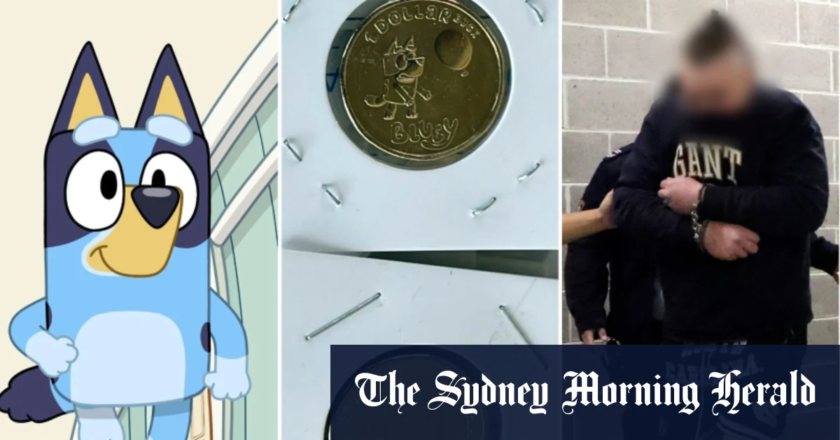 Warehouse Worker Charged for Stealing $600K Worth of Limited-Edition Bluey Coins