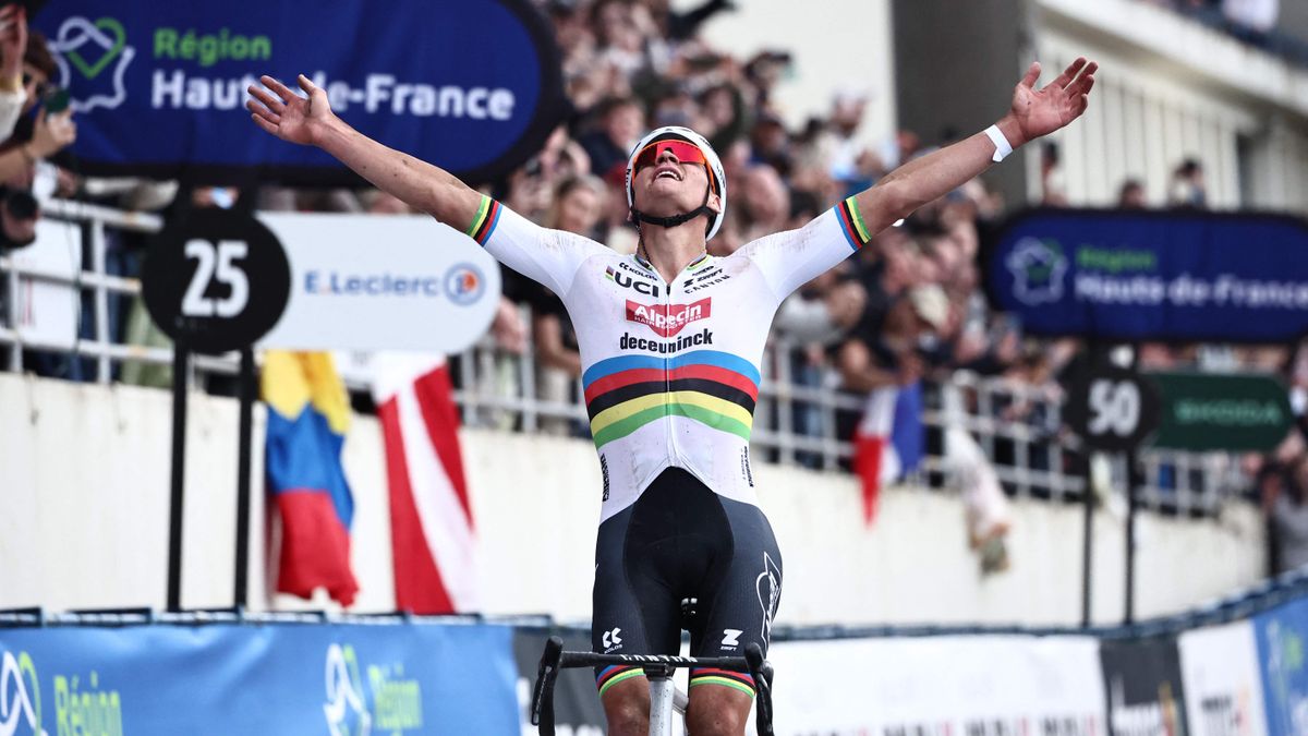 Mathieu van der Poel Triumphs Amid Chaos at Sunlit Paris-Roubaix