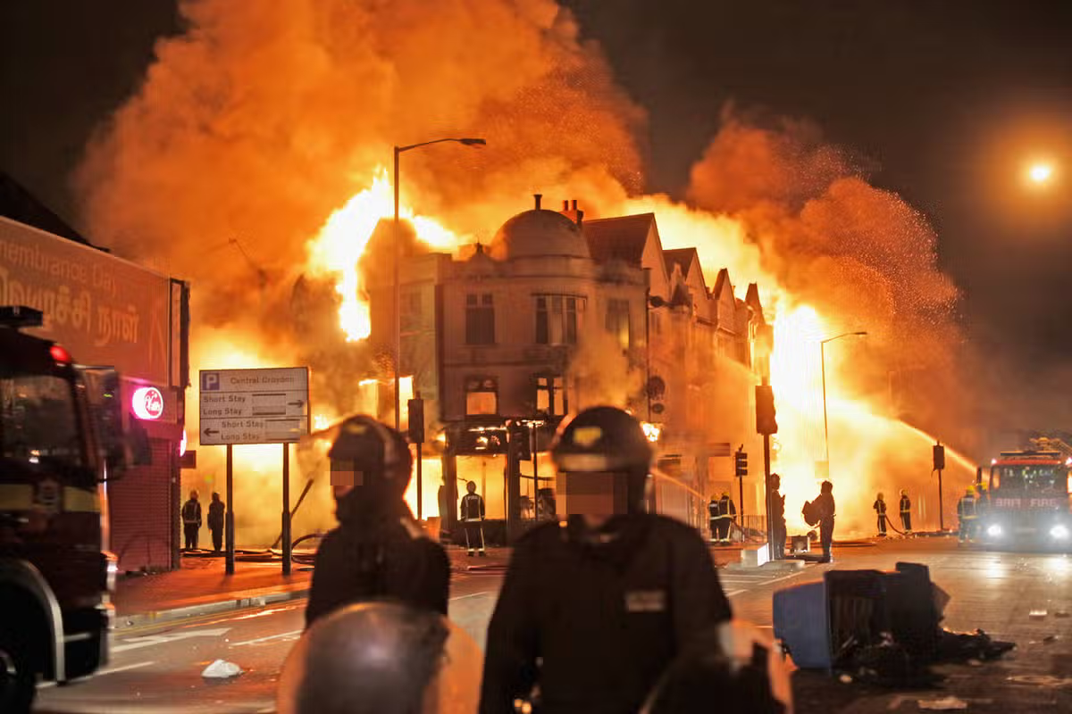 London Riots Erupt After Police Shooting: 5 Nights of Chaos, £500M in Damages, and 4,000 Arrests