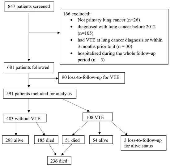 High VTE Risk in Lung Cancer: Study Urges New Assessment Scores and Treatment Strategies