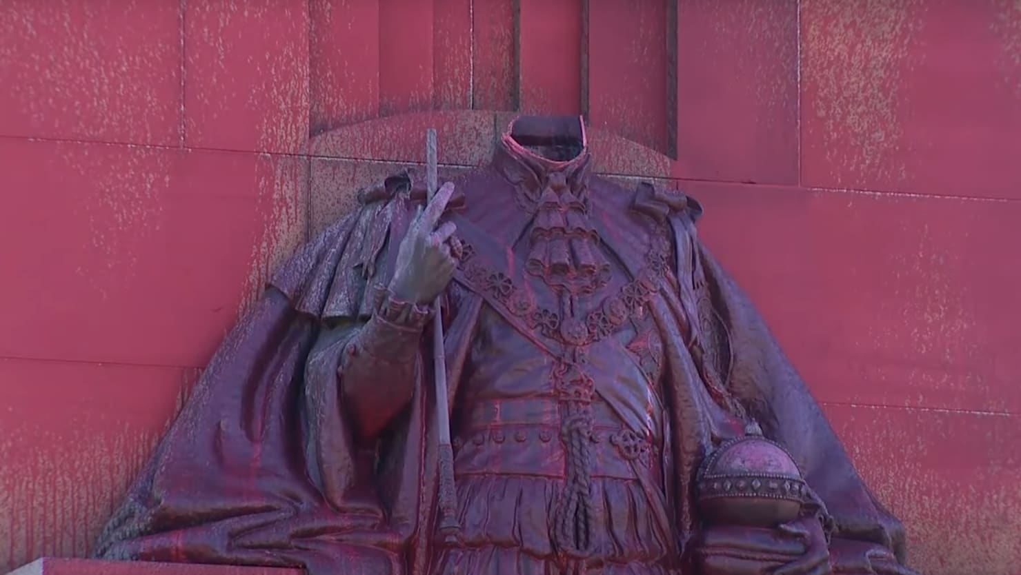 Statue of King George V Beheaded in Latest Melbourne Vandalism on King Charles III's Birthday